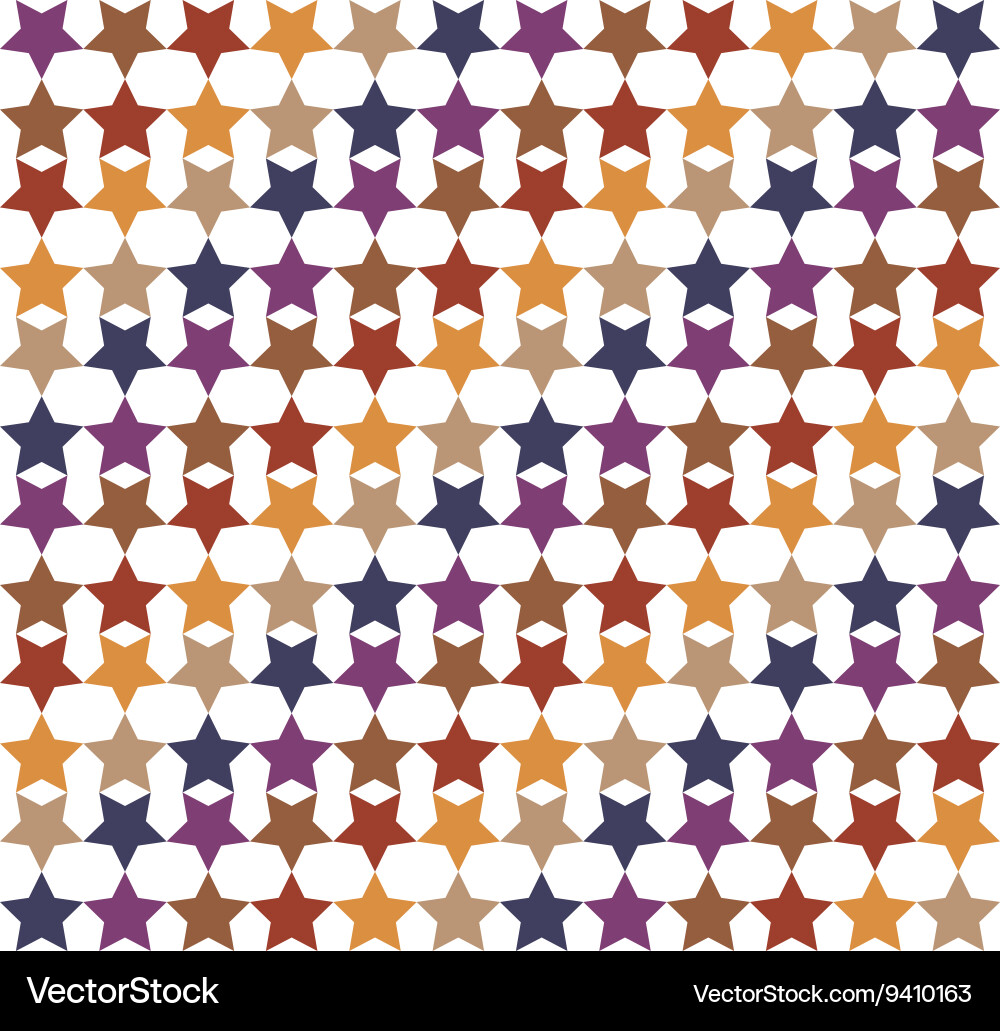 Colored Hypnotic Background Seamless Pattern Vector Image