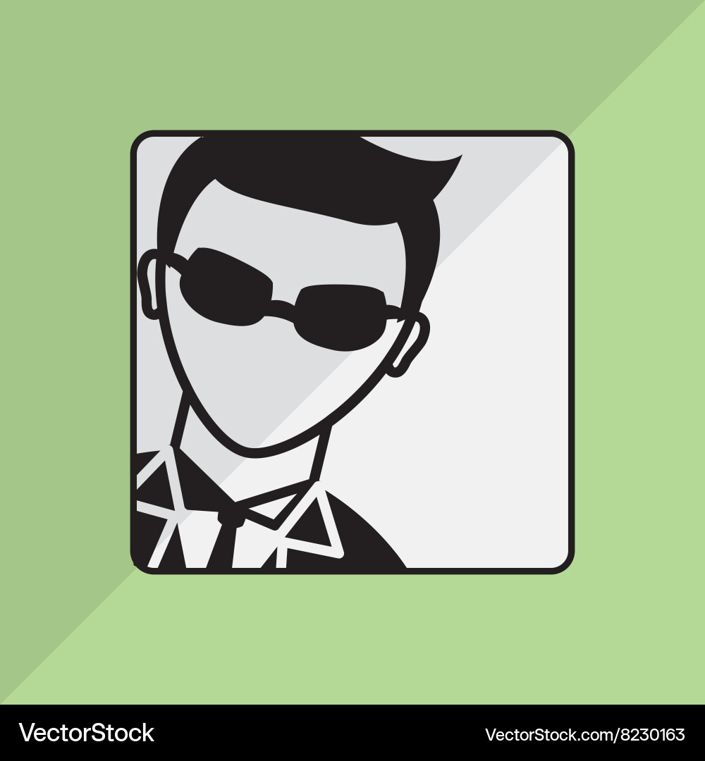 Hacker icon design Royalty Free Vector Image - VectorStock