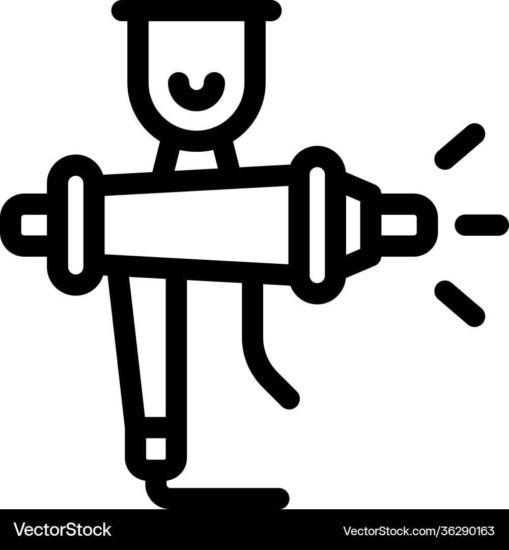 Spray gun Royalty Free Vector Image - VectorStock