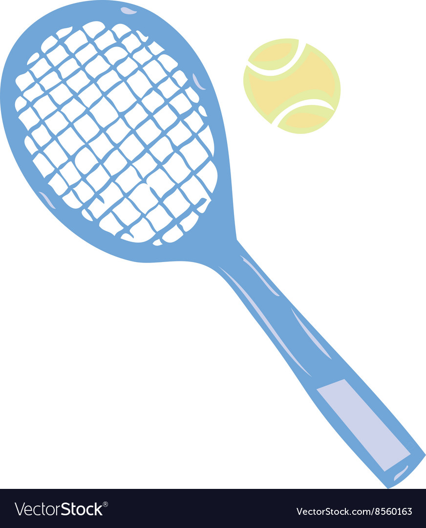 Tennis racket Royalty Free Vector Image - VectorStock