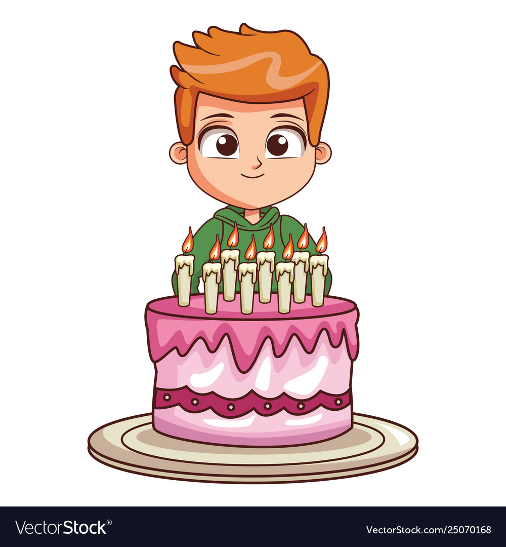 Boy birthday party Royalty Free Vector Image - VectorStock