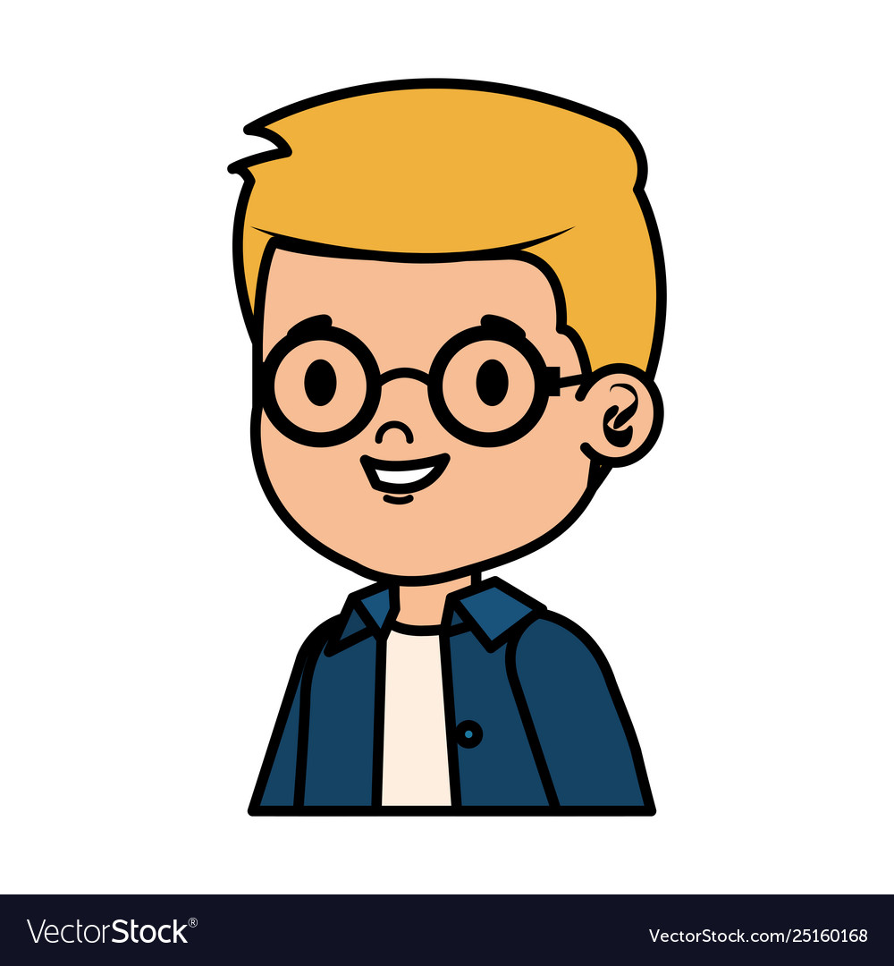 boy with eyeglasses