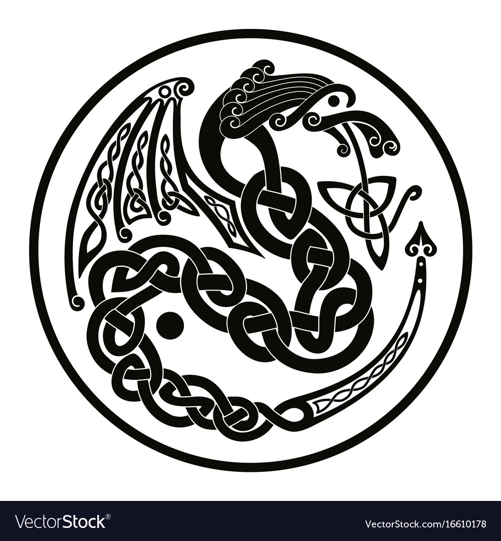 Celtic national ornaments Royalty Free Vector Image