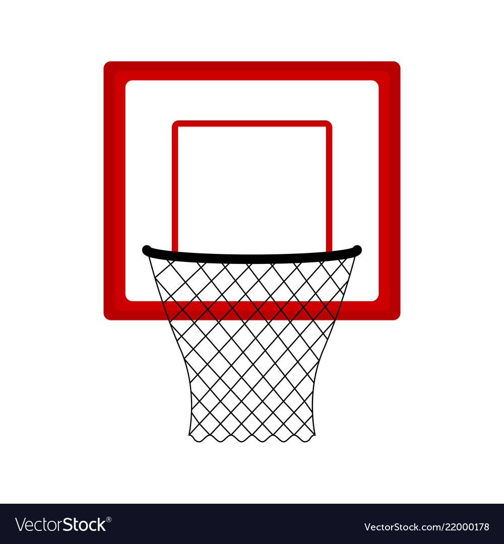 Isolated basketball net icon Royalty Free Vector Image