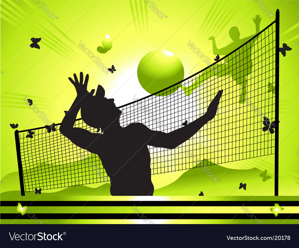 75+ Nature/background Of Volleyball My