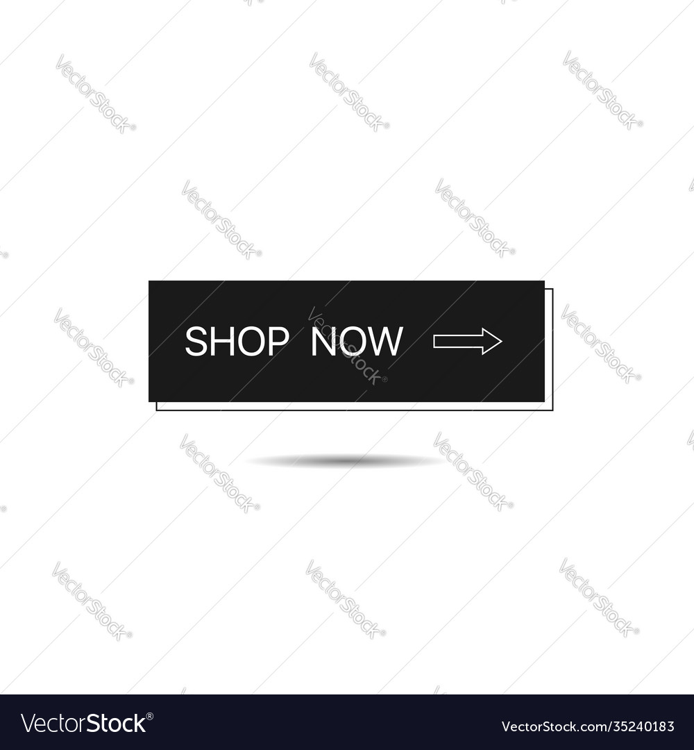 Shop now button template Royalty Free Vector Image