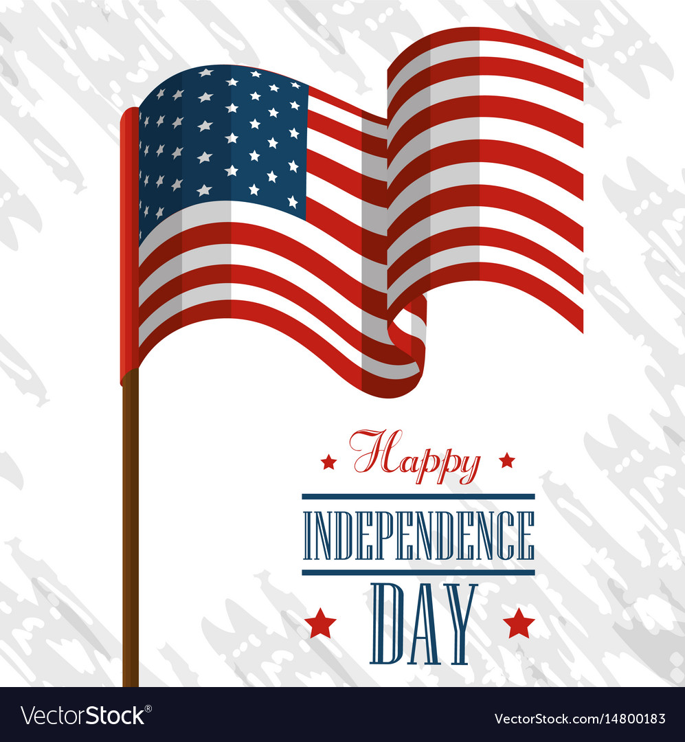 Usa Flag Design Royalty Free Vector Image - Vectorstock