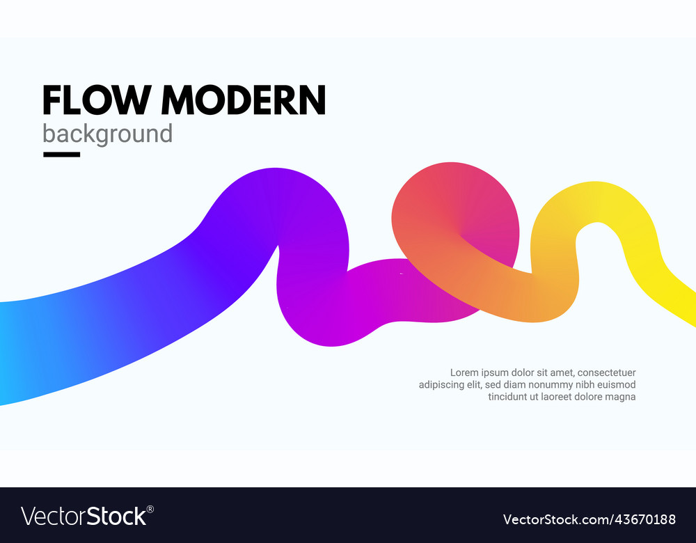 Abstract gradient color poster background modern vector image Abstract gradient color poster background modern