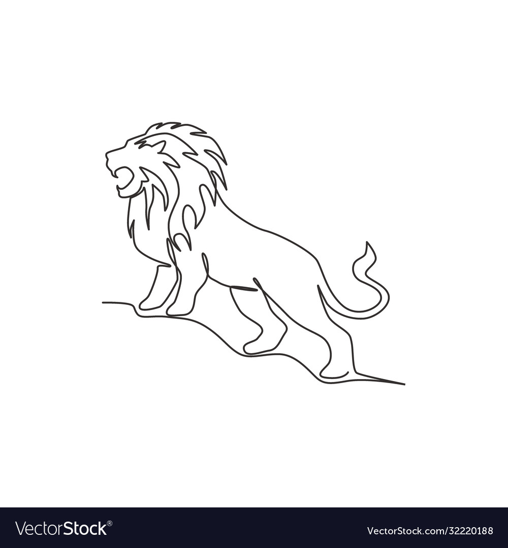 Lion Head Line Drawing Style Stock Vector Royalty Free 620373575   Shutterstock