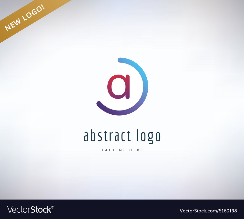 Abstract logo elements logotype template