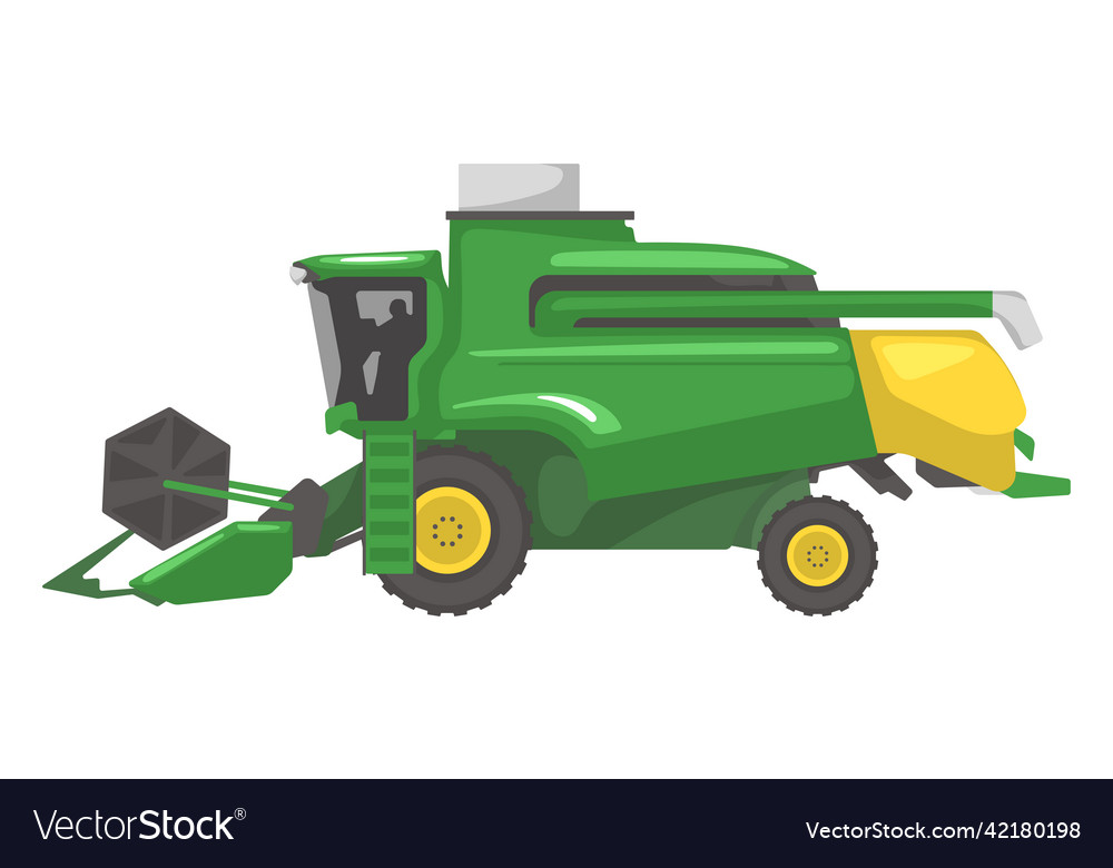 Agricultural Harvester Royalty Free Vector Image