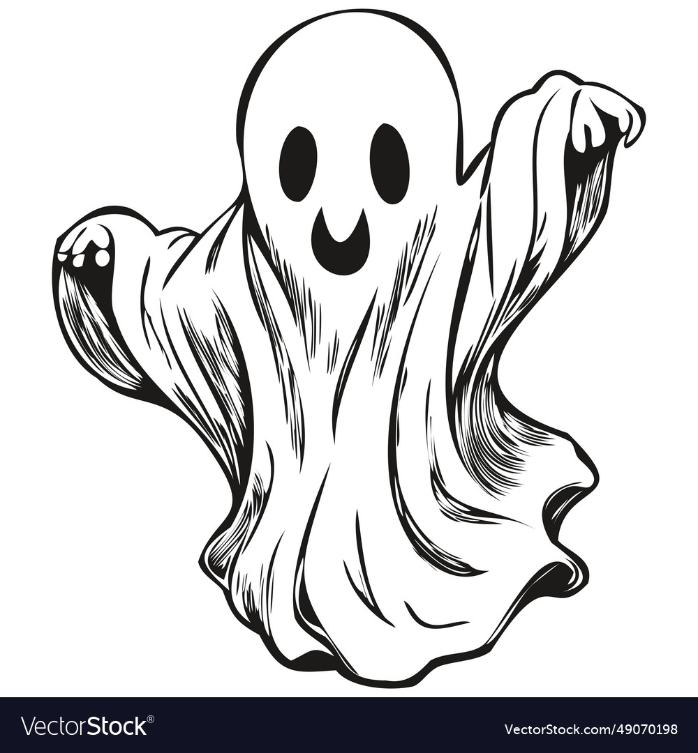 Malevolent image of a haunting Royalty Free Vector Image