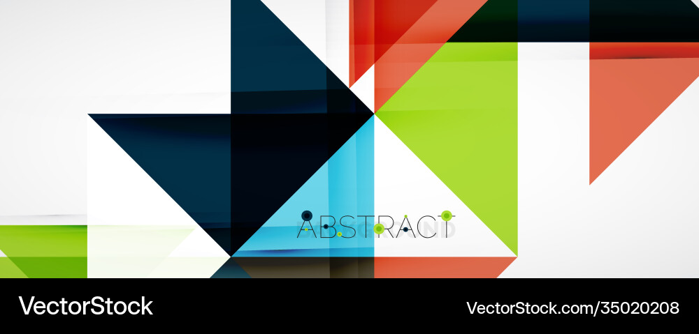 Geometric abstract background techno color Vector Image