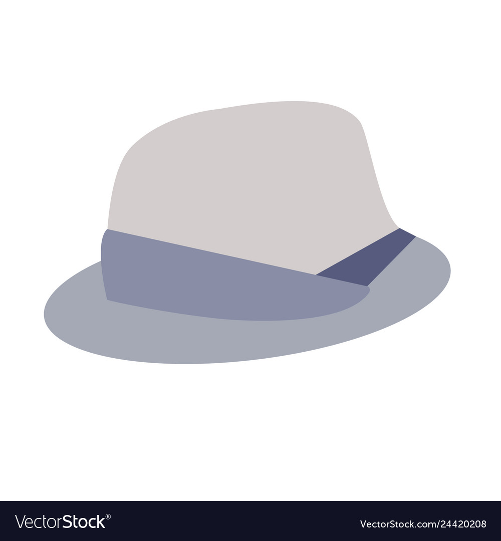Hat Flat On White Royalty Free Vector Image Vectorstock Hat Flat On White Royalty Free Vector Image Vectorstock