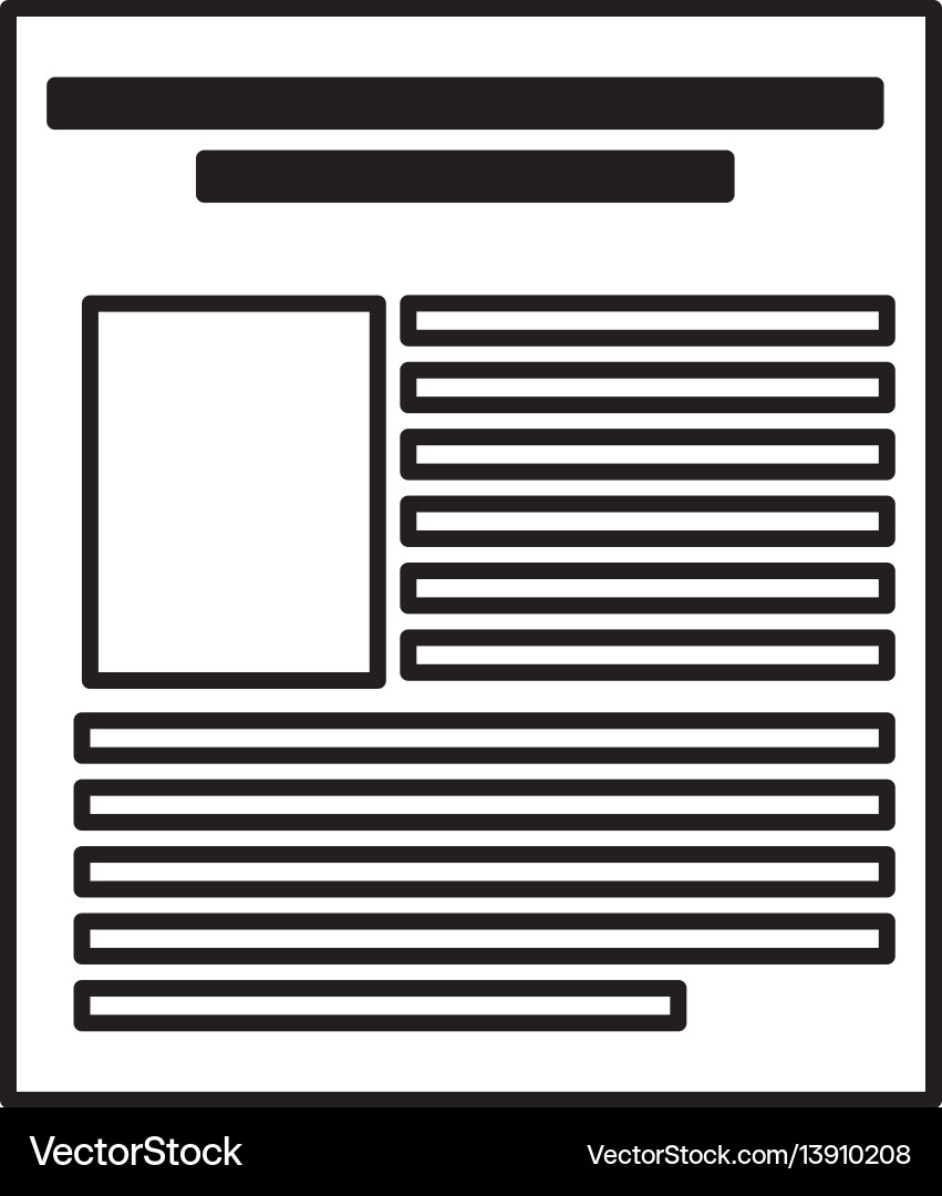 Paper document file icon Royalty Free Vector Image
