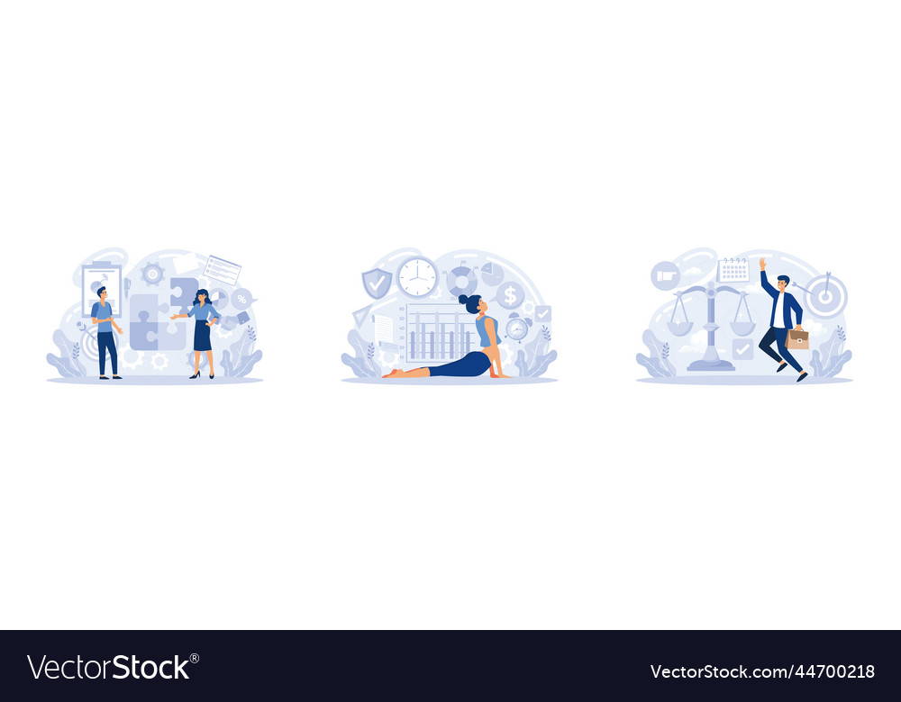 Adaptability Flexibility And Resilience Mental Vector Image