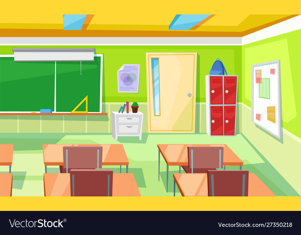 Lecture hall classroom or auditory lesson Vector Image