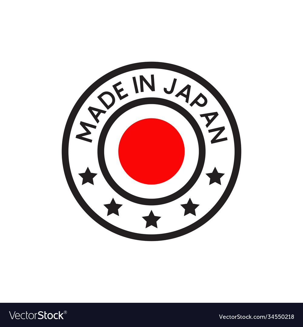 Free Vectors  Made in Japan, logo written in Japan