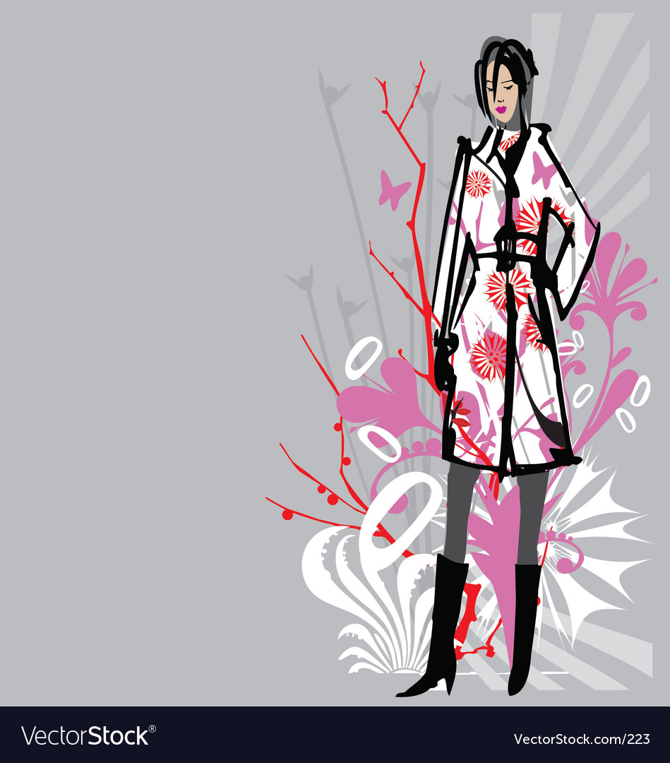 Fashion Model Royalty Free Vector Image Vectorstock Fashion Model Royalty Free Vector Image Vectorstock