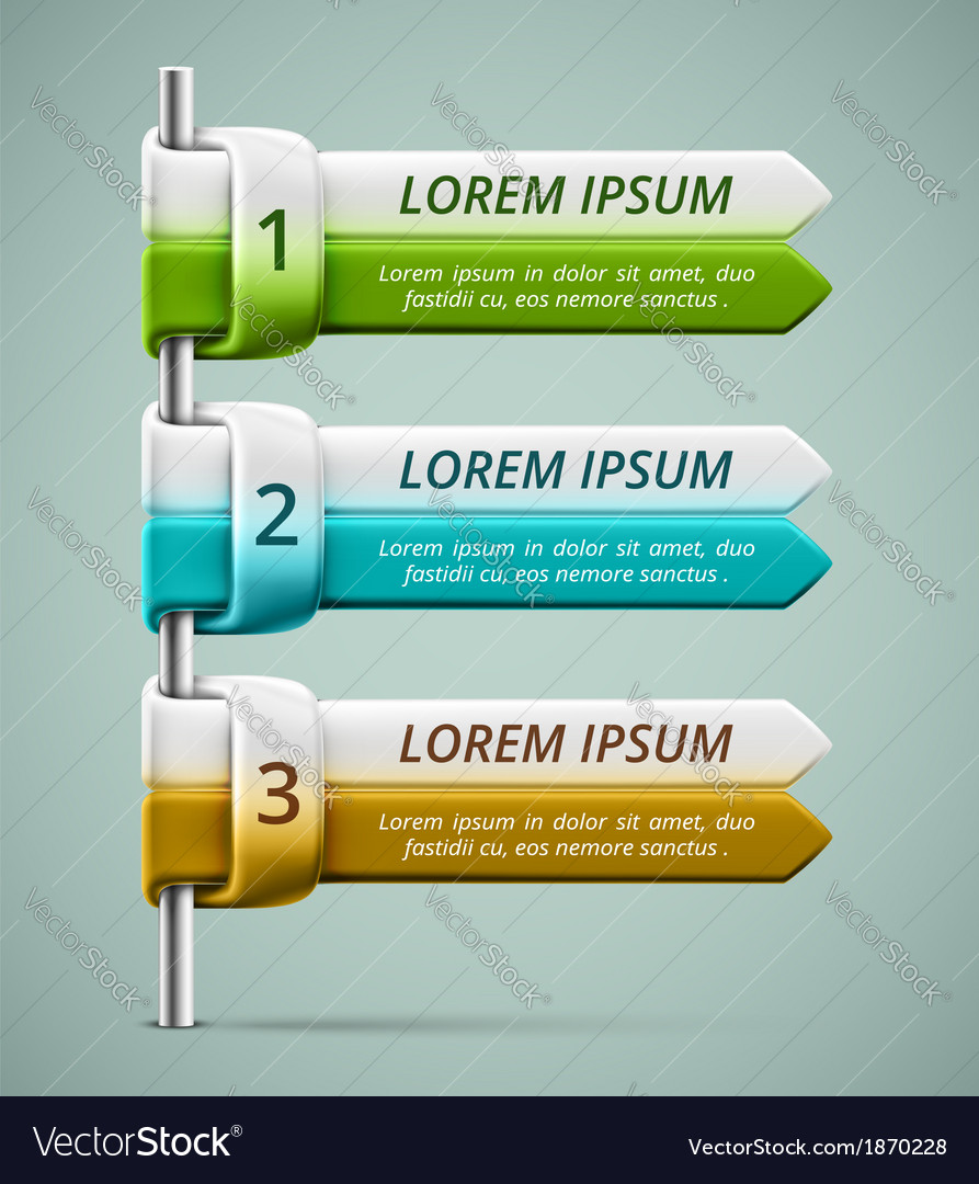 Infographic Banner Royalty Free Vector Image Vectorstock