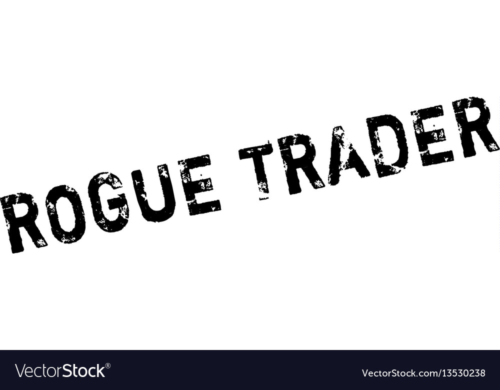 Rogue trader rubber stamp Royalty Free Vector Image