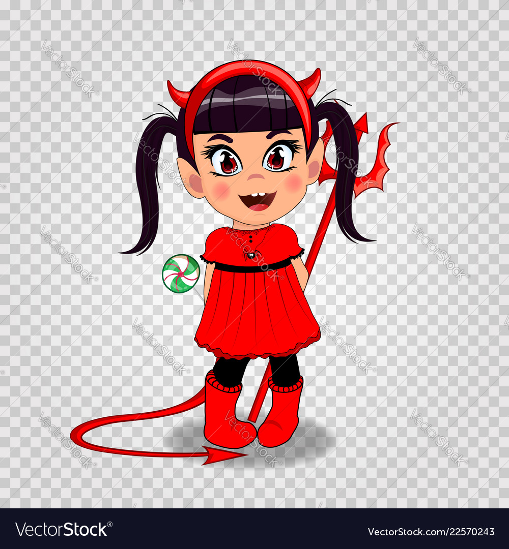 baby devil costume girl