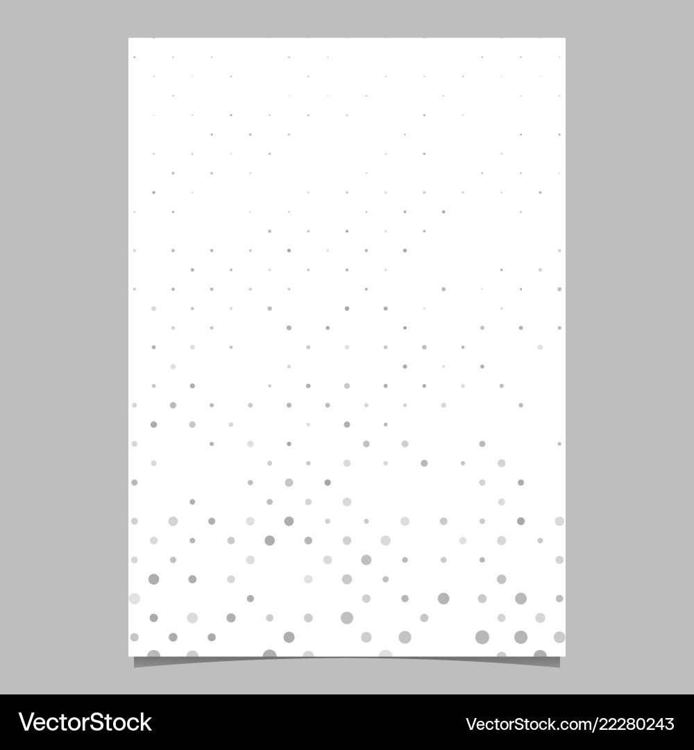 Grey circle pattern brochure background Royalty Free Vector