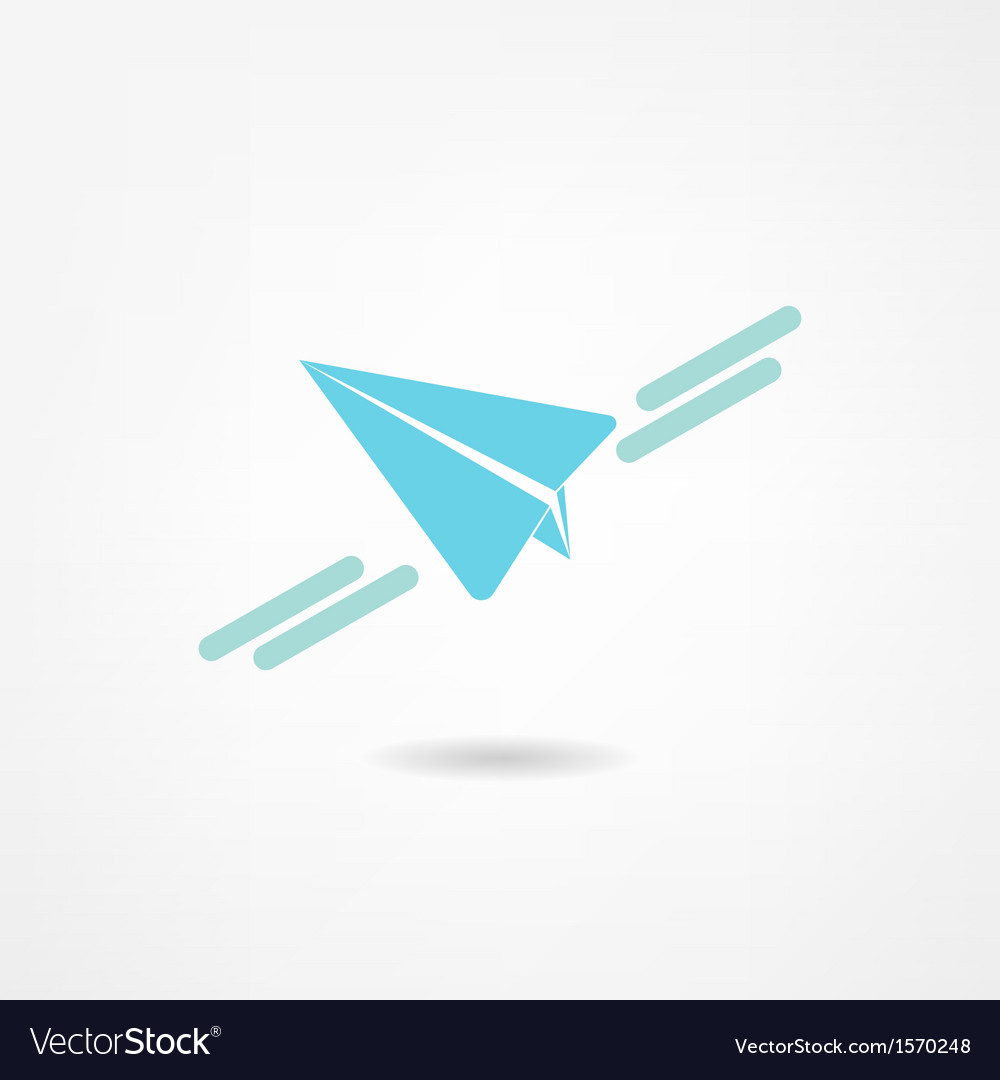 Airplane icon Royalty Free Vector Image - VectorStock