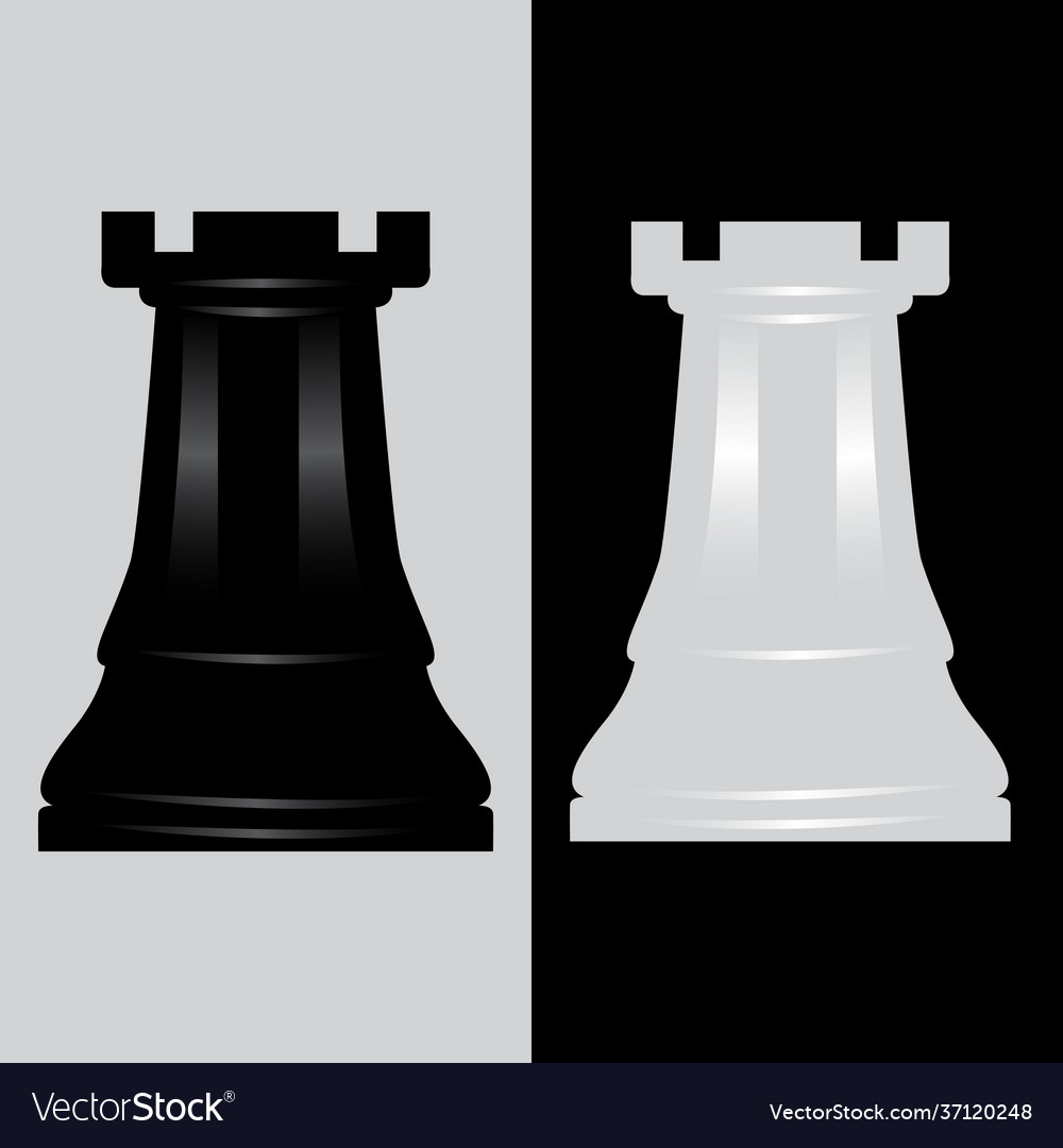 Chess rooks Royalty Free Vector Image - VectorStock