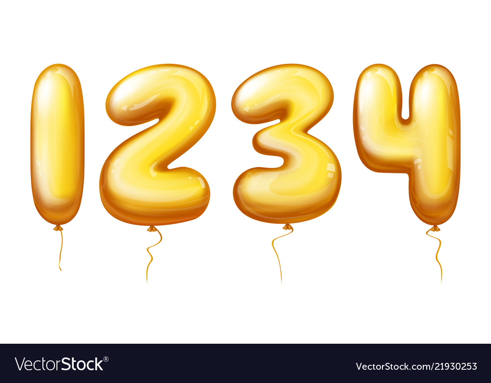 Numbers Circles One Two Three Four Stock Illustration 10691629