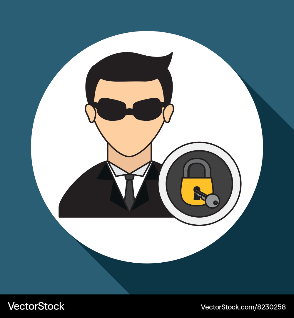 Hacker icon design Royalty Free Vector Image - VectorStock