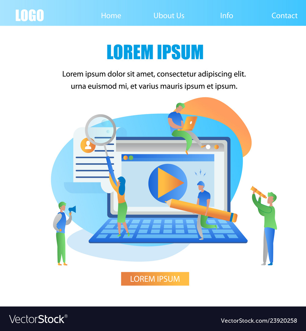 Students Training To Gain Knowledge Square Banner Vector Image