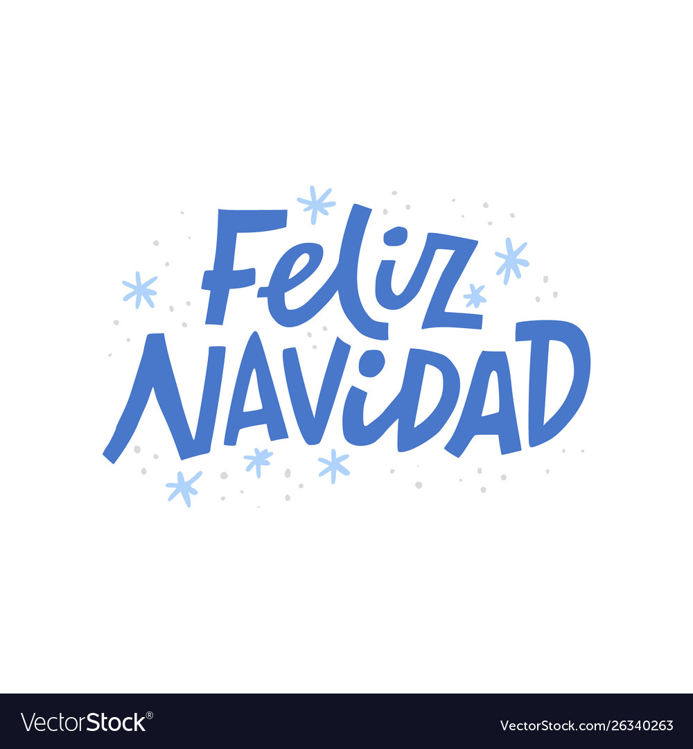 Feliz Navidad Lettering