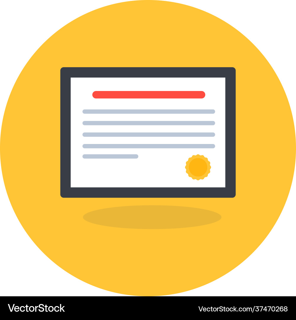 Certificate Royalty Free Vector Image - VectorStock