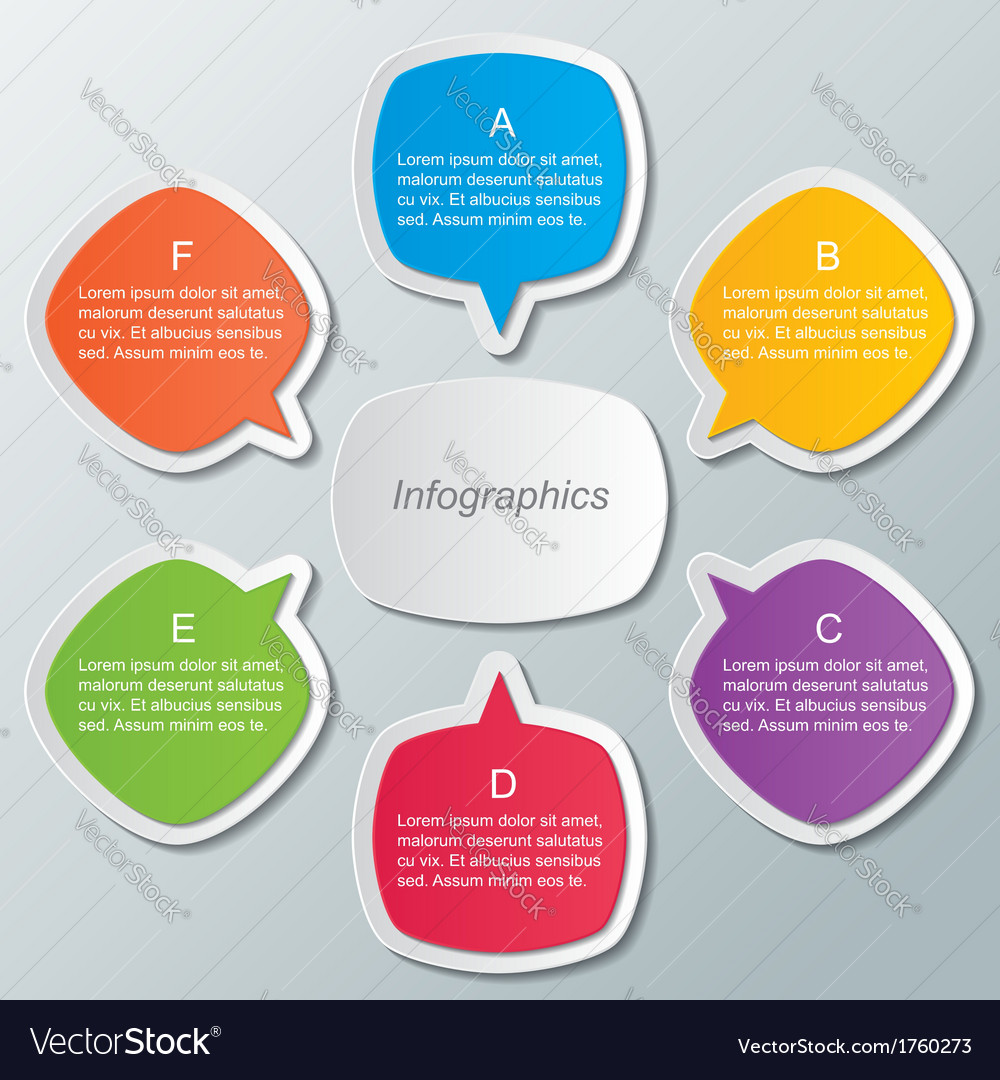 Infographic background Royalty Free Vector Image