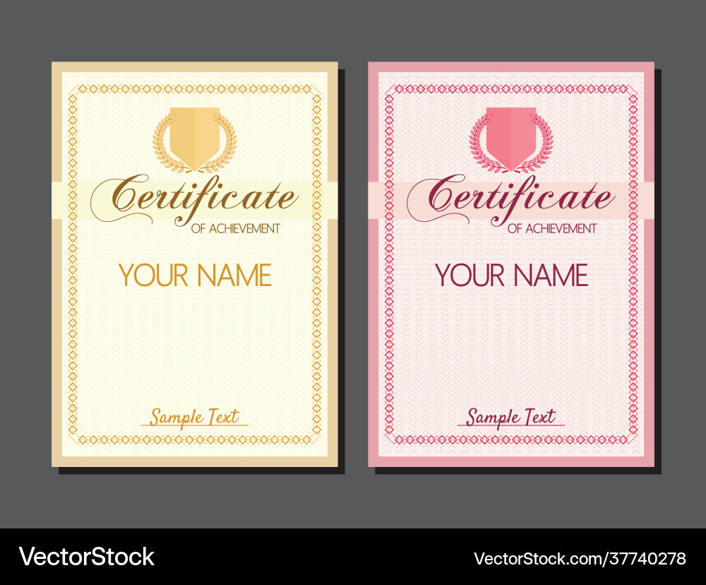 Certificate Royalty Free Vector Image - VectorStock