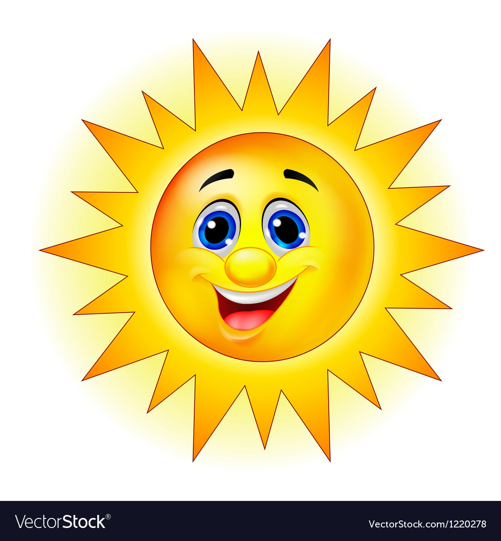 cute cartoon sun