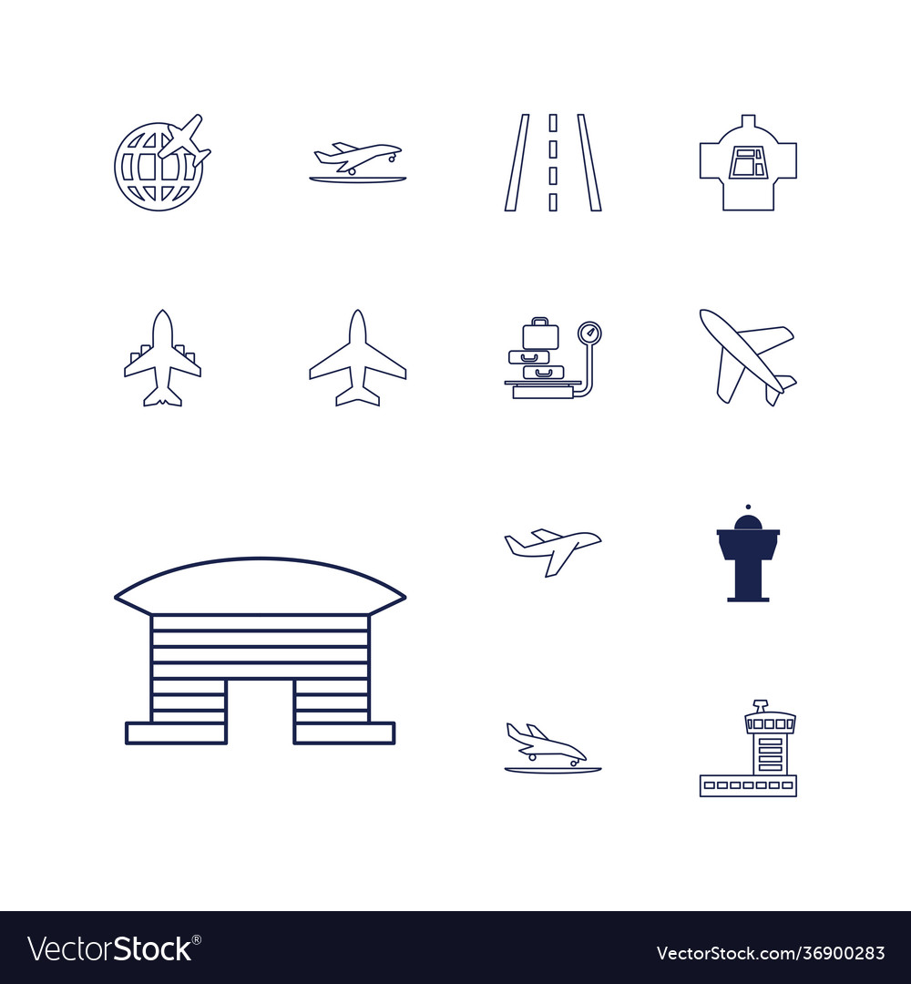 Airplane icons