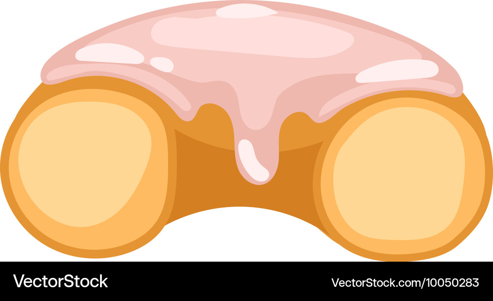 Donuts isolated Royalty Free Vector Image - VectorStock