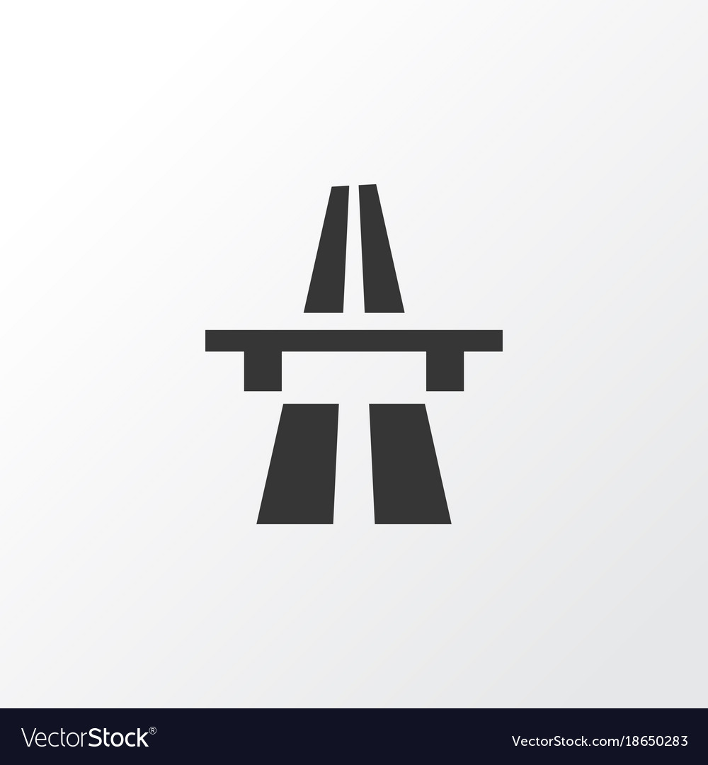 Start of motorway icon symbol premium quality Vector Image