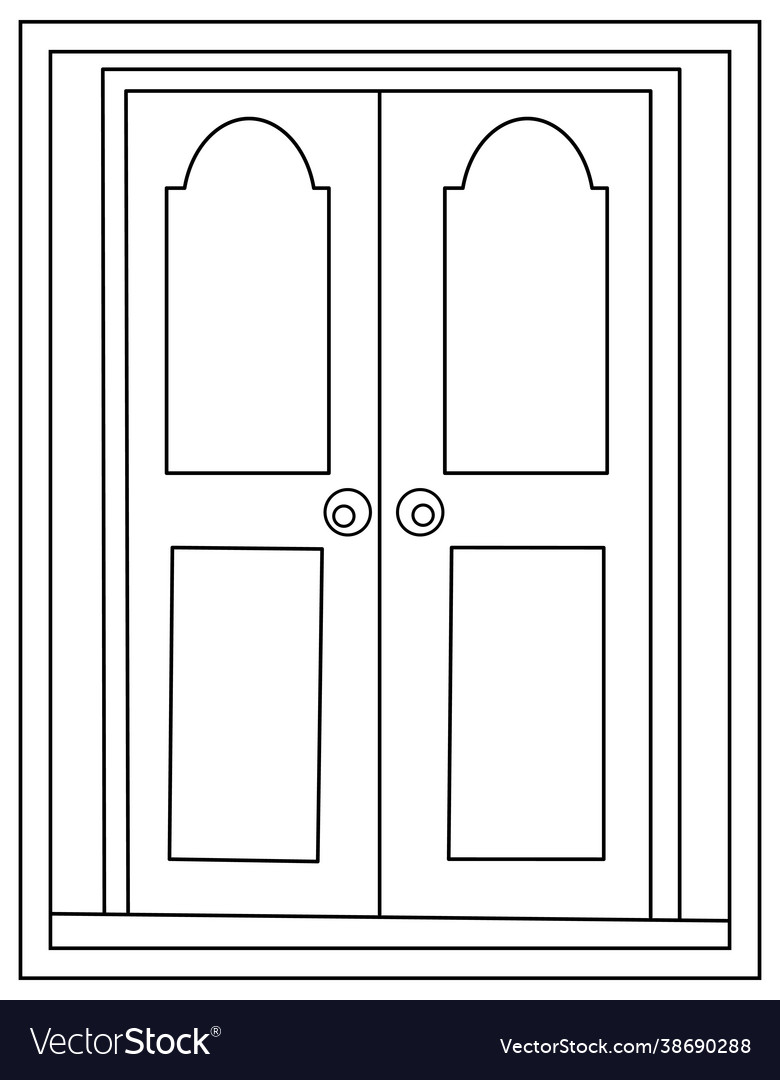 Door Royalty Free Vector Image - VectorStock