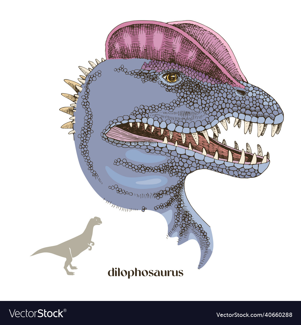 realistic dilophosaurus