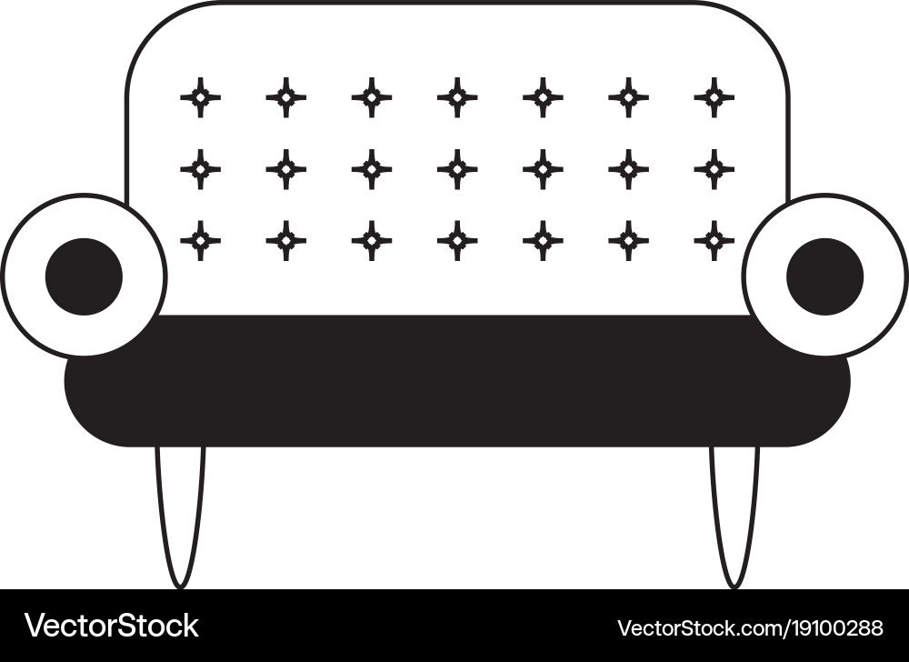Sofa icon image Royalty Free Vector Image - VectorStock