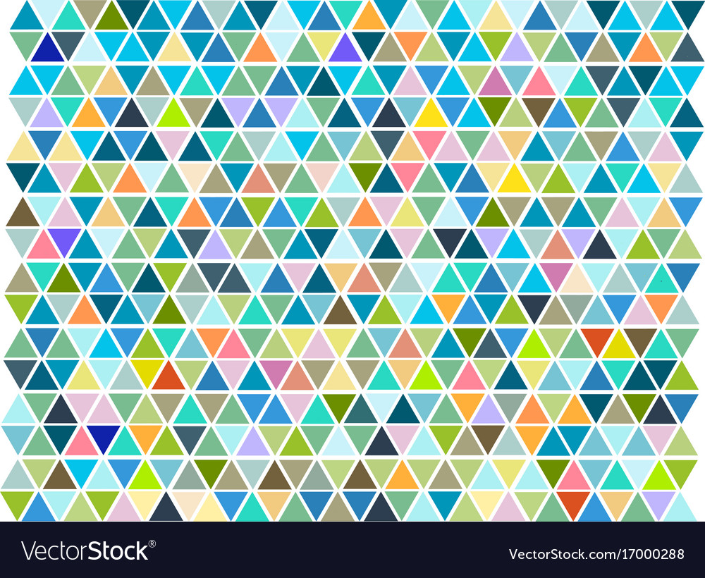 Triangle pattern Royalty Free Vector Image - VectorStock