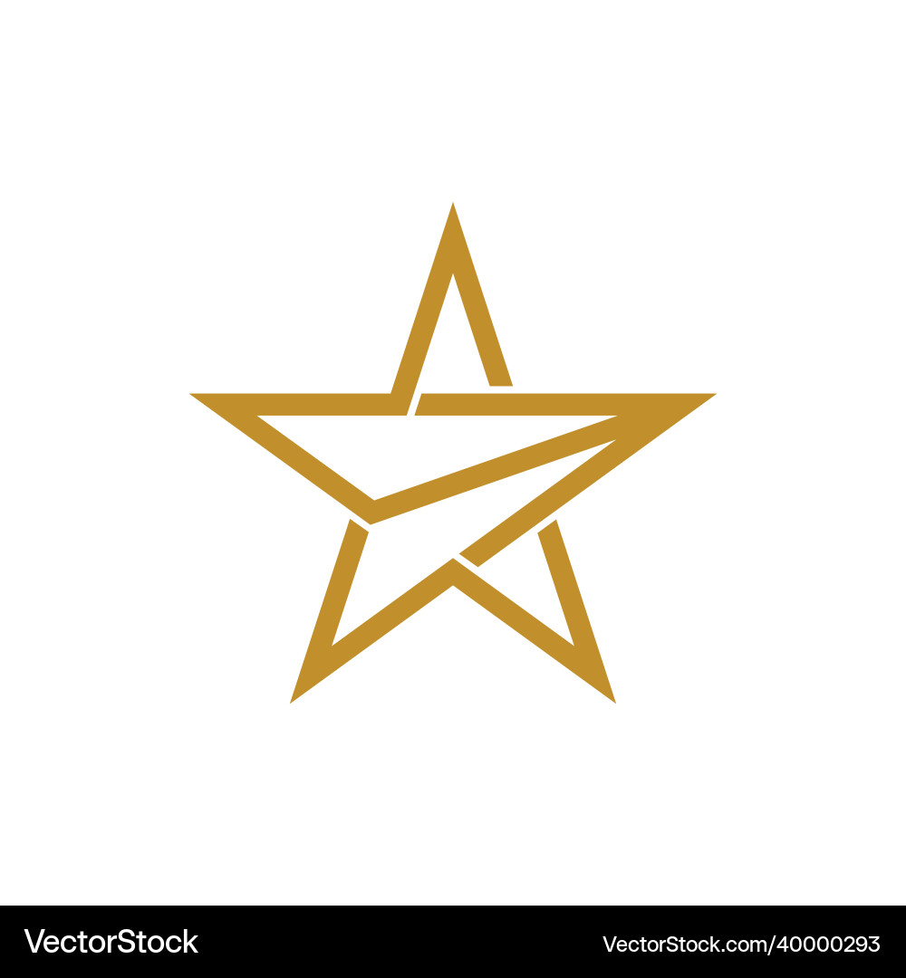 Star icon template Royalty Free Vector Image - VectorStock