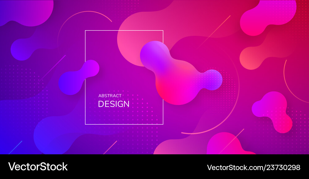 Liquid dynamic background Royalty Free Vector Image
