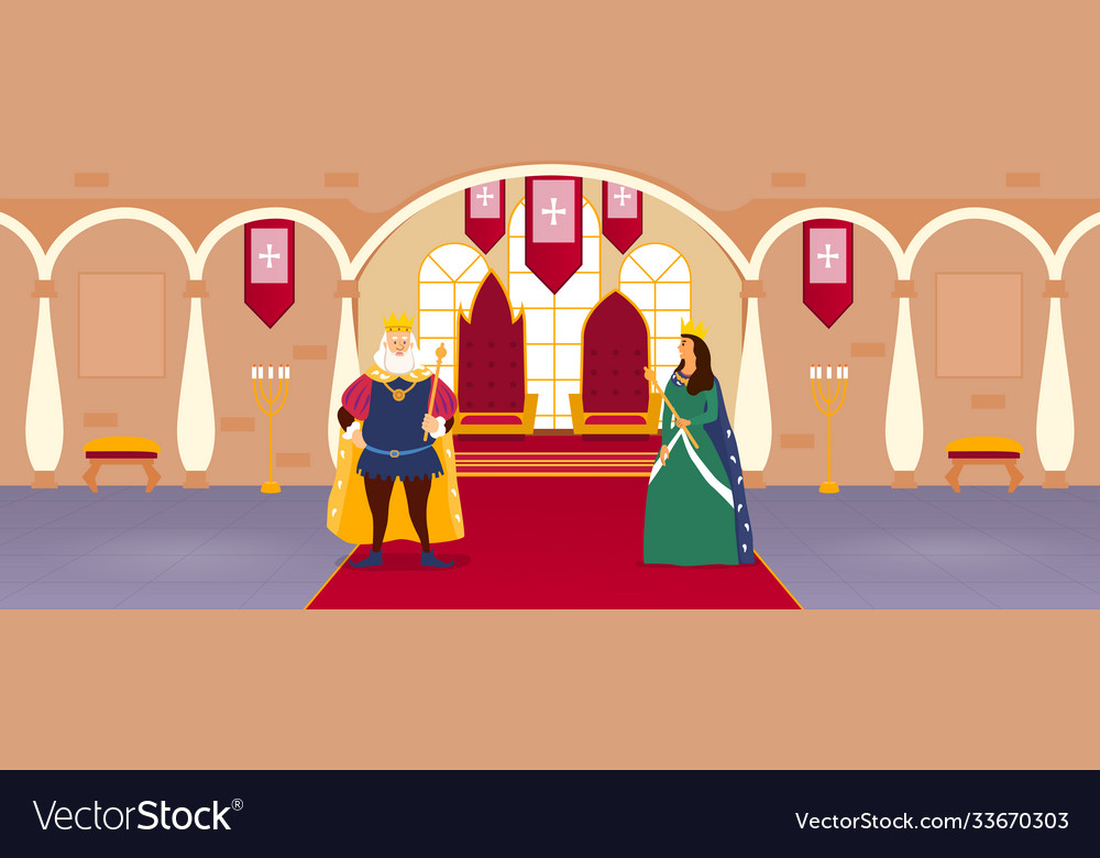 king and queen at court Stock Photo - Alamy