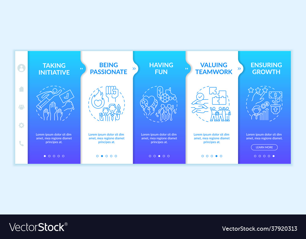 basic-organizational-core-values-onboarding-vector-image