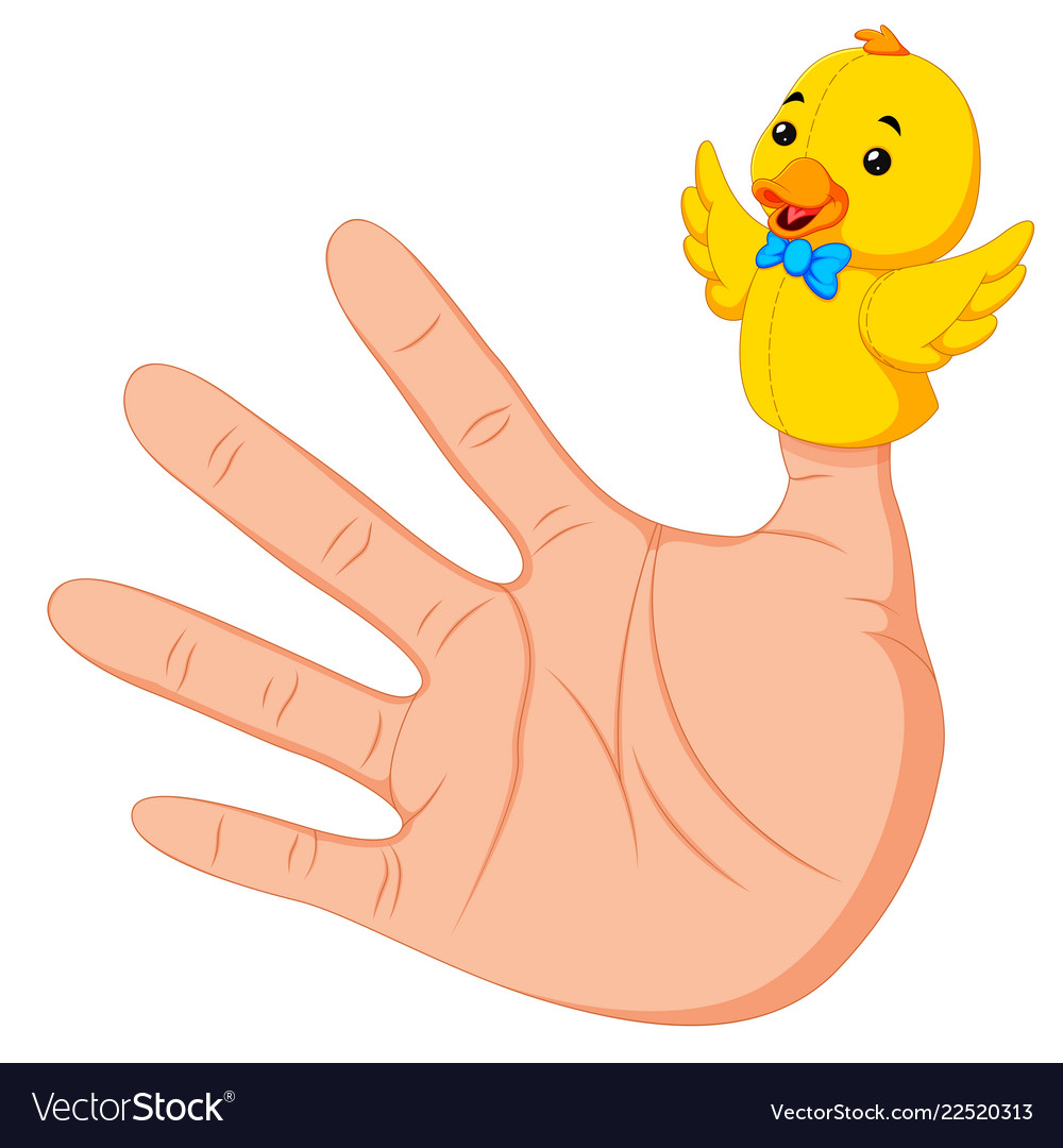 Hand best sale puppet duck