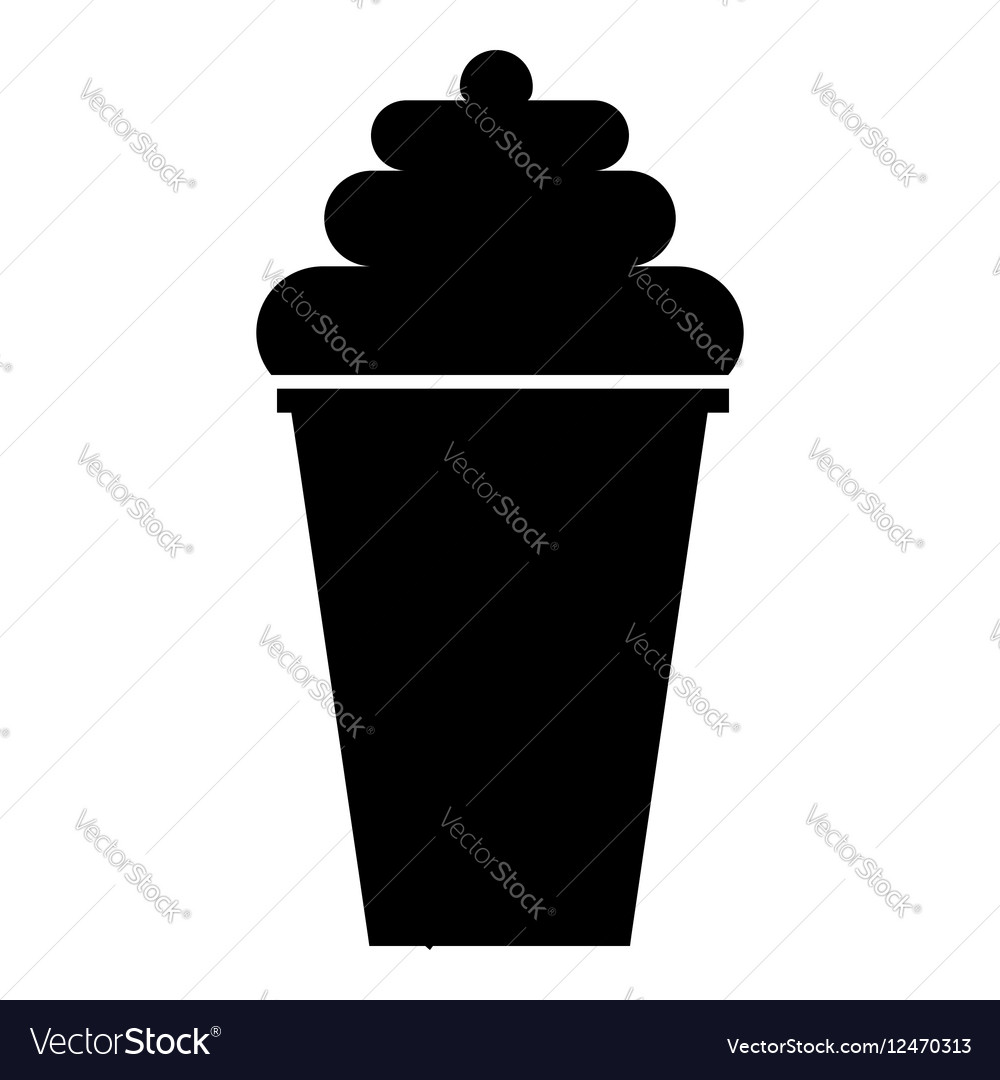 Ice Cream Cone Icon Simple Style Royalty Free Vector Image